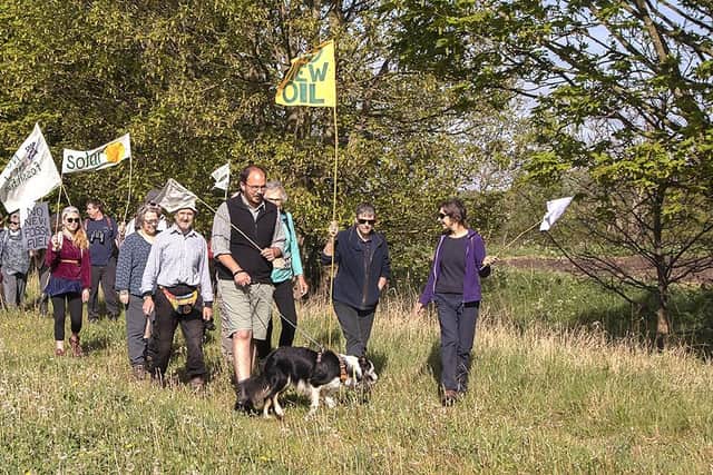 The Pilgrimage against oil drilling.