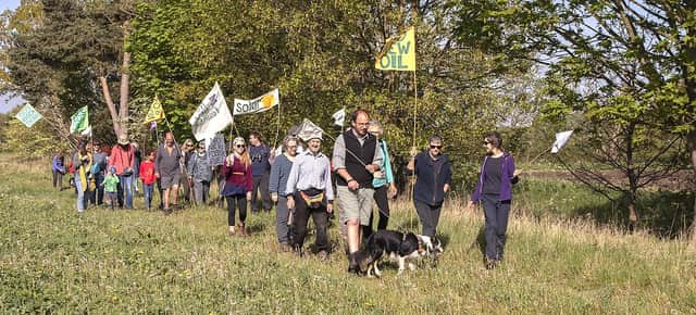 The Pilgrimage against oil drilling.