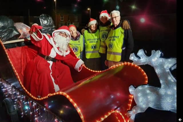 Louth Lions Santa and his helpers are all set to meet you this December!