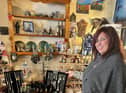 Lynette Eptom with some of her gifts.