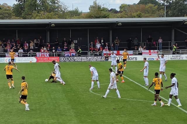 Boston v Hornchurch action.