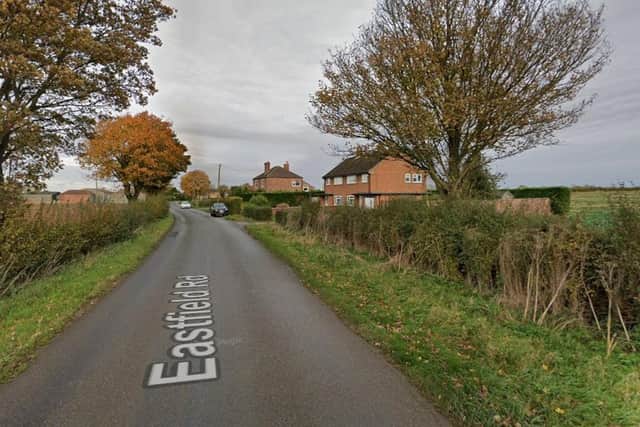The scene of the crash, near Keddington Corner, Louth. Photo: Google Streetview