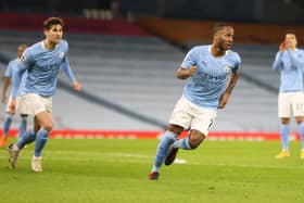 Contact goal celebrations are now banned as part of measures to help stop the spread of COVID-19. (Photo by Clive Brunskill/Getty Images)