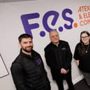 F.E.S. (EX) Ltd’s senior leadership team, from left, James Ward, managing director; Geoff Fulcher, chair; Elle Fulcher-Fenty, commercial director and Martin Jackson, finance director.