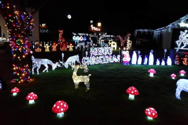 Part of a previous year's display at the Owmby Lane home of Keith and Linda Tyler