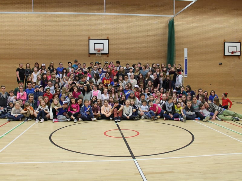 The US-based Young Americans performance group holding a workshop in Louth. More than 150 young people aged between four and 19-year-olds took part in the session. Split into three different age groups, attendees were taught song and dance routines from Matilda, Annie and Newsies. A Lion King medley involving all the youngsters acted as a finale.