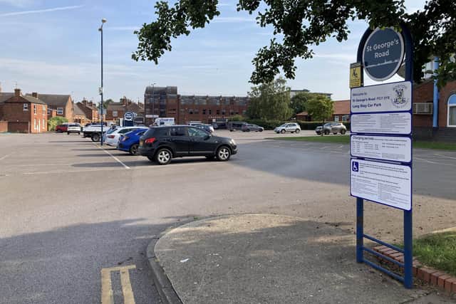 St George's Road car park, in Boston, one of Boston Borough Council's off-street car parks where parking will be free on selected days for the pre-Christmas period.
