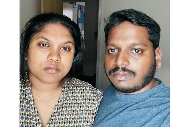 Vyshnavi and Jitthu lost everything in the fire at their apartment block in Boston.