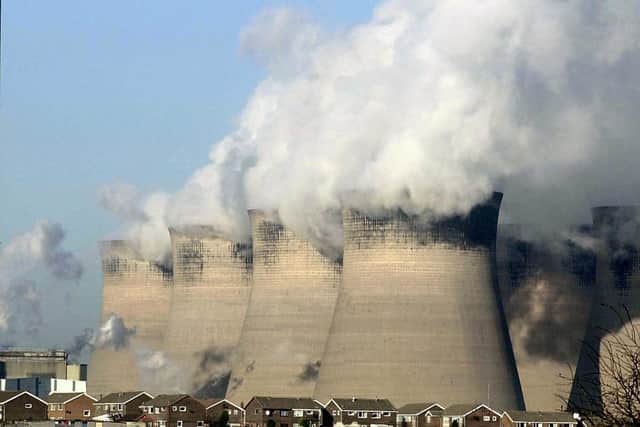 In the shadow of Ferrybridge Power Station, West Yorkshire, houses on nearby estates are dominated by the cooling towers. Friends of the Earth claimed that air quality in the UK showed the biggest deterioration since records began. * 25/11/2000: There were growing fears that international talks aimed at curbing global warming could result in a fudge as Ministers try to stitch together agreement on ways of reducing polluting fossil fuels. Concern has been fuelled at the World Climate Change Conference in the Hague by a statement from United Nations spokesman Michael Williams that a political agreement rather than an amended treaty was likely to emerge at following talks through the night.