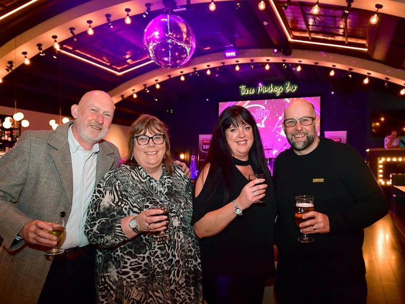 Pictured (from left) are Richard Owen, Amanda Owen, Symonne Owen, Nick Owen of Skegness