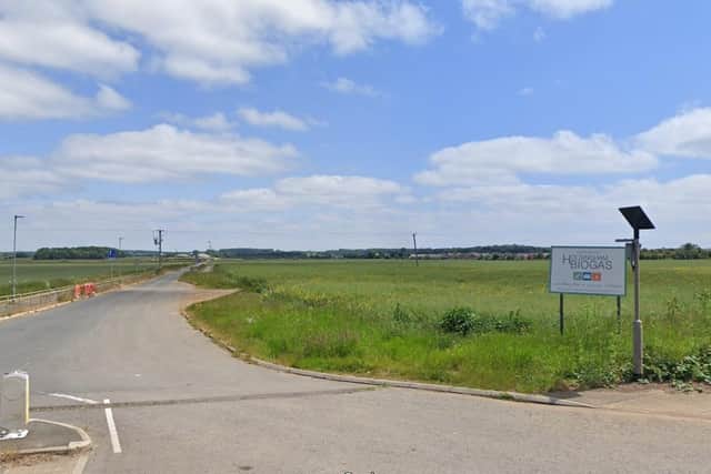The incident is said to have happened on the path between the access road to Holdingham Biogas plant and the bridge over the A17 to Holdingham Mead estate. Photo: Googl e Streetview