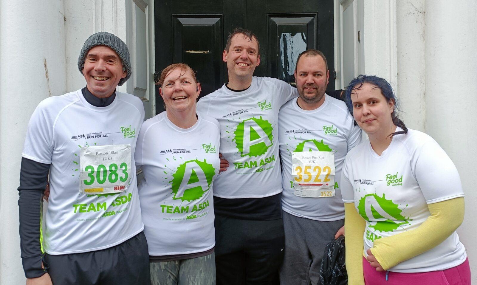 Team Asda tackles Boston Marathon's 10k and Fun Run