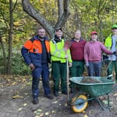 The team who have been clearing the site for the Skegness garden at the State Garden Show in the twin town of Bad Gandersheim, Germany.