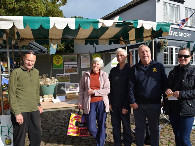 There was a lot of interest in the Rasen Community Garden
