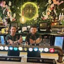 Bar Boulevard managers Dan Greenwood and Matt Tofts behind the bar.