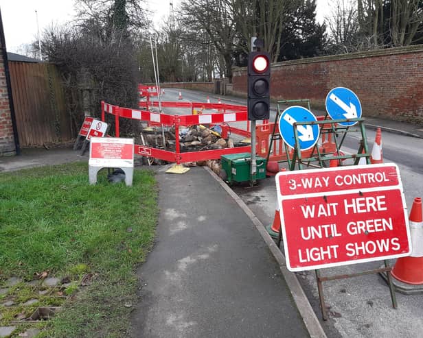 Motorists are being told to expect disruption due to the works in Fishtoft Road, Boston.
