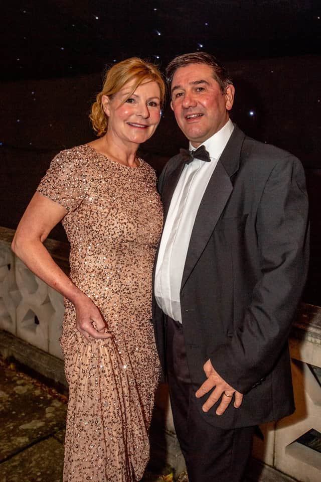 Karen and Ian Auker at the ball.