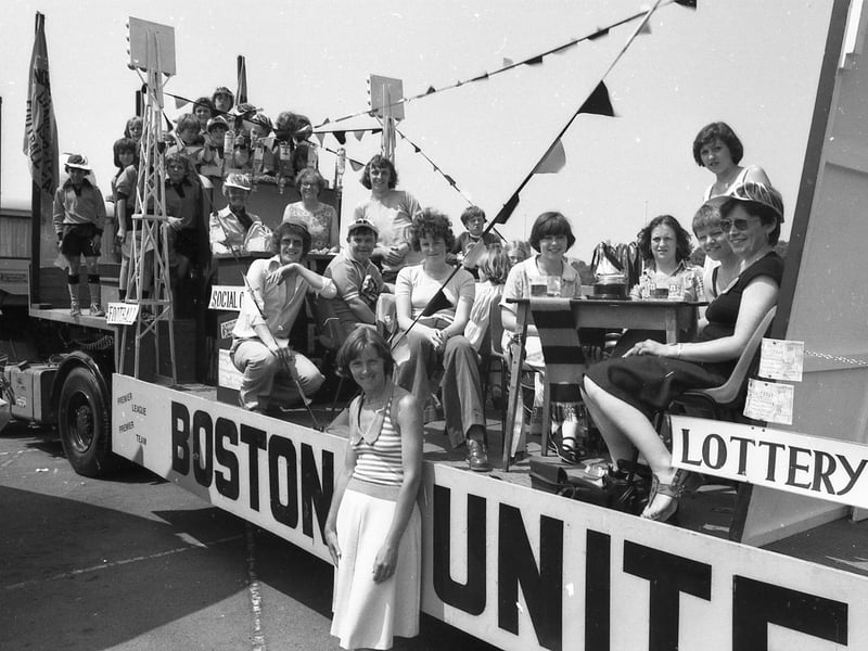 The Boston United float.