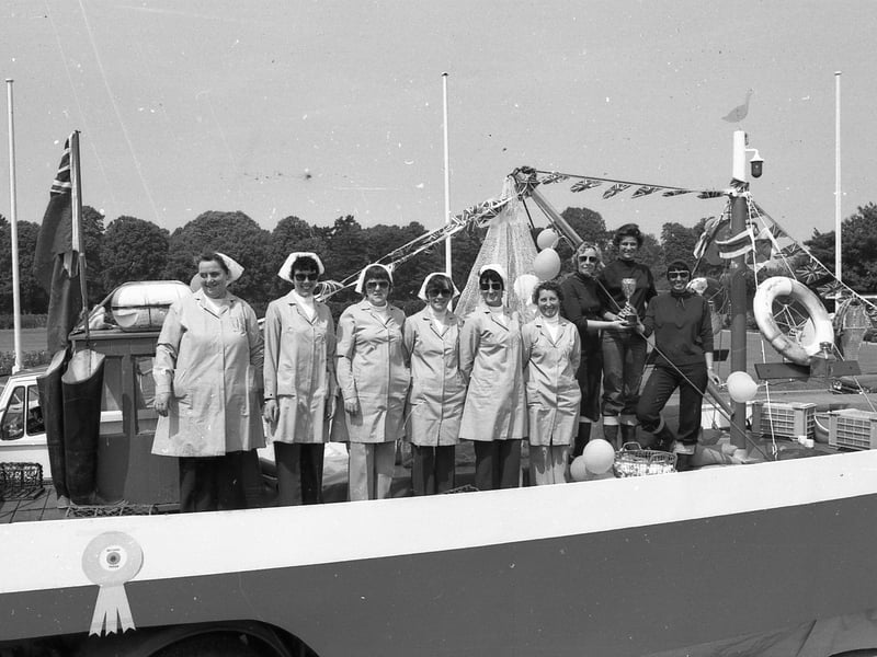 Employees of J. Van Smirren took second in the commercial section.