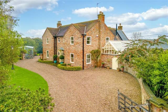 The front of the home in Fen Lane, East Keal.