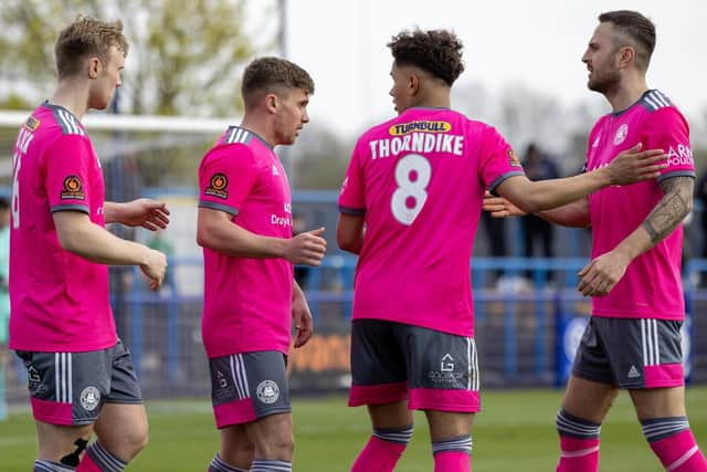 Boston United battled to a good draw at Curzon Ashton.