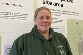 Hannah Thorogood, owner of the Inkpot farm, which could be lost to the proposed Lincolnshire Reservoir. Credit: LDRS