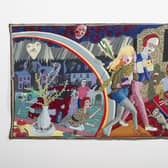 Grayson Perry's 'Expulsion from Number 8 Eden Close, 2012'. Arts Council Collection, Southbank Centre, London © Grayson Perry. Gift of the artist and Victoria Miro Gallery with the support of Channel 4 Television, the Art Fund and Sfumato Foundation with additional support from AlixPartners.