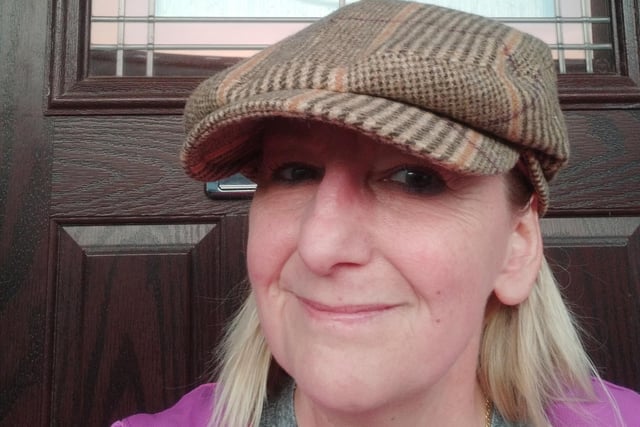 Debbie Chessum’s 40 hat challenge for Brain Tumour Awareness Month.