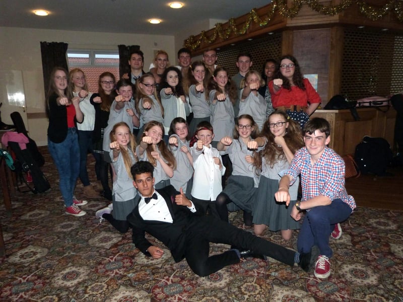 Some of the performers from Caistor Grammar School’s annual house plays of 2014. In the junior plays, performed by years 7-9, Hansard’s rendition of Hansel and Gretel took first place. Among the seniors, Scooby-Doo Comes to CGS, performed by Rawlinson, claimed the top spot.