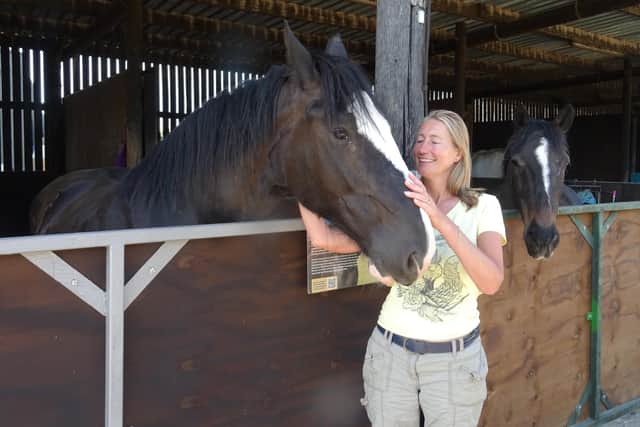 Honour has found a new home with Jennifer and she even has a stable companion to keep her company