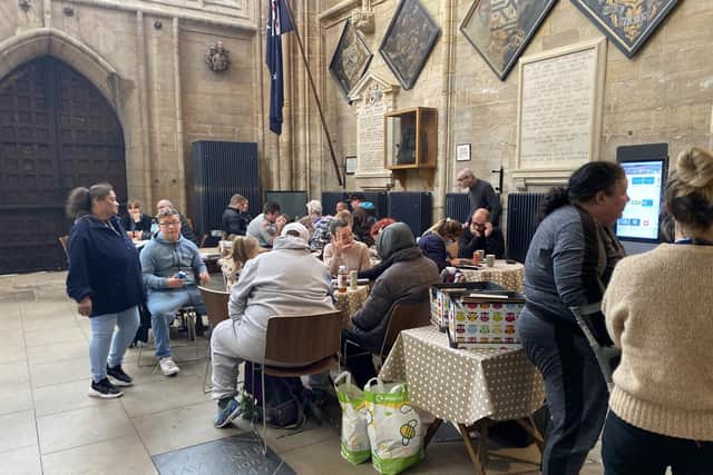 A BEAM Café session at the Boston Stump.