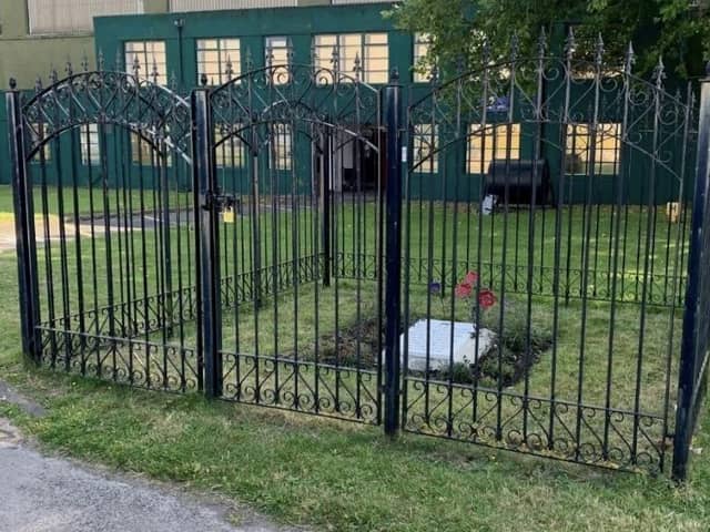 The grave at RAF Scampton