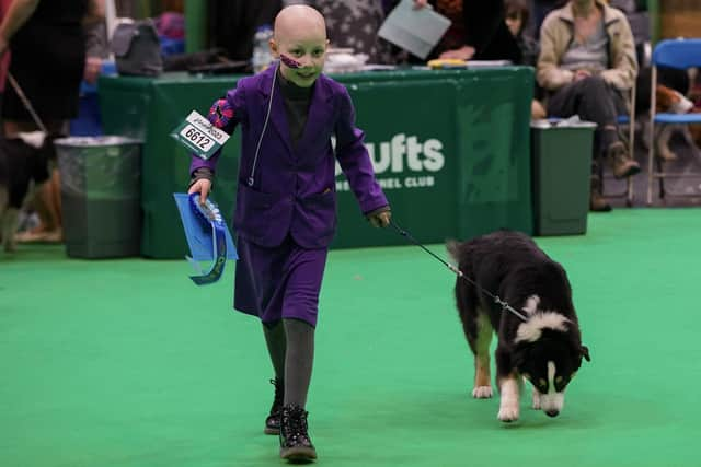 Freya Harris placed second alongside her beloved puppy Echo at Crufts.