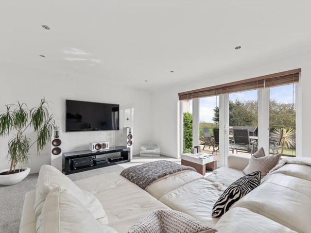 The living room.
