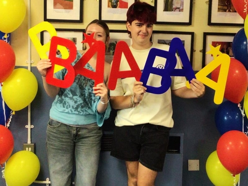 Queen Elizabeth's High School students Eva and Tom