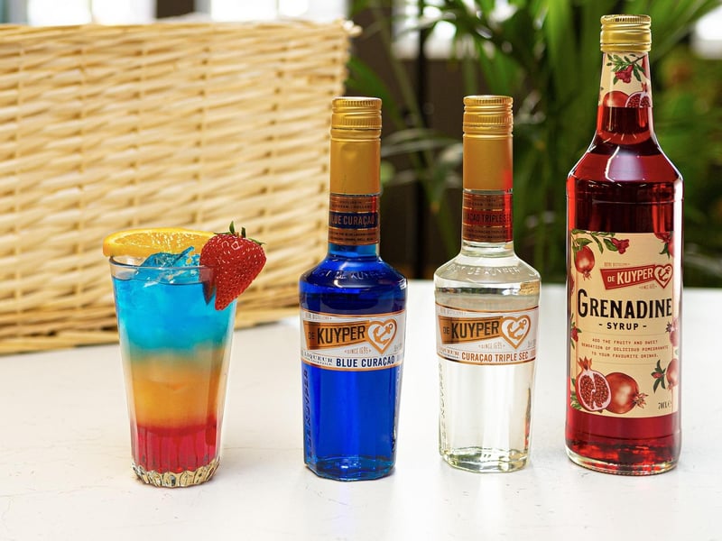 Show your colours at your next summer party with the Rainbowful of Pride cocktail from De Kuyper this summer. Made especially for Pride month, this eye-catching drink uses De Kuyper’s Blue Curaçao (available at Morrisons), Triple Sec (available at Morrisons) and Grenadine (available on Amazon), making it taste as good as it looks and will bring joy to everyone’s plans this summer.