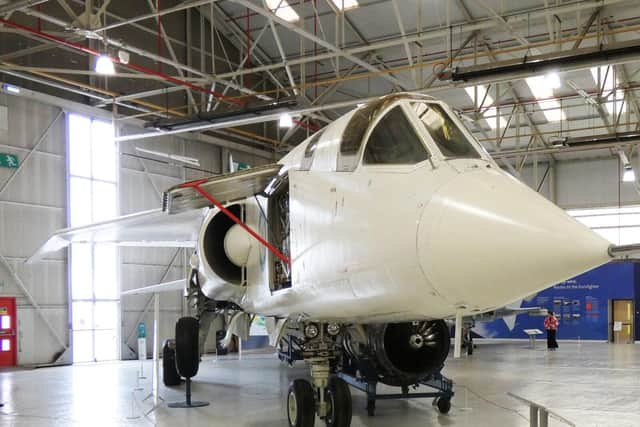 The TSR2 at the RAF Museum Cosford