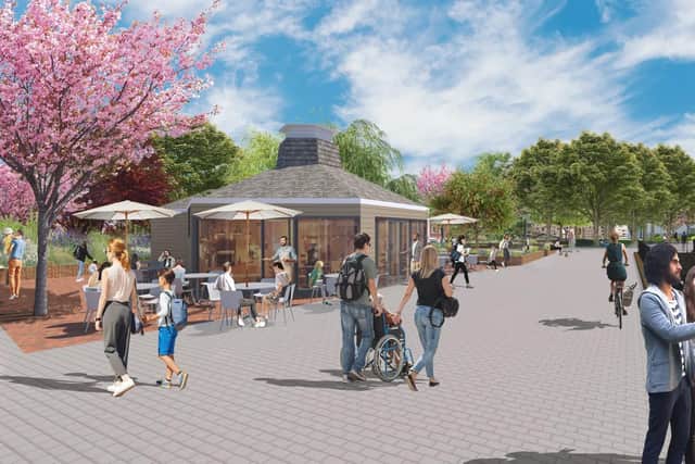 An artists impression of Whitton Gardens in Gainsborough