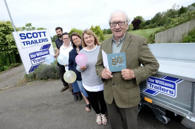 Front to back, Bevis Scott, Kay Scott, Michelle Harper, Claire Scott and Jack Harper