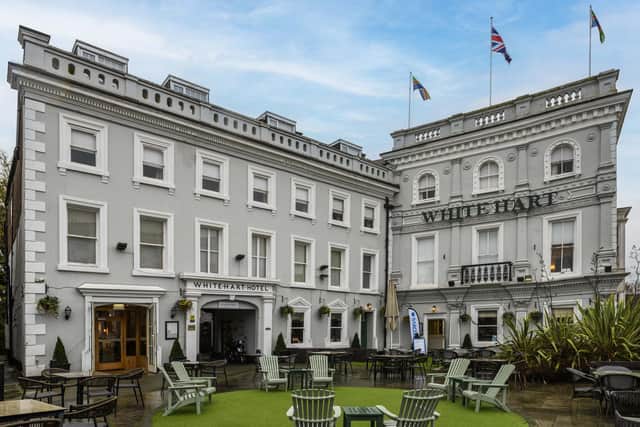 The White Hart Hotel, Boston, in High Street, where the duck will be based.