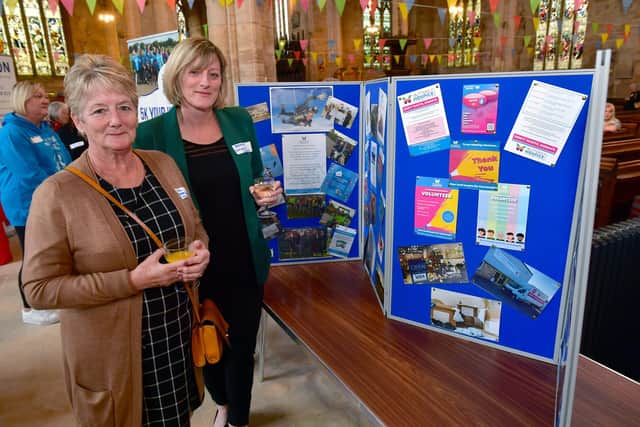 Val Rush and Rebecca Gardner of Butterwick Baby and Toddler Group.