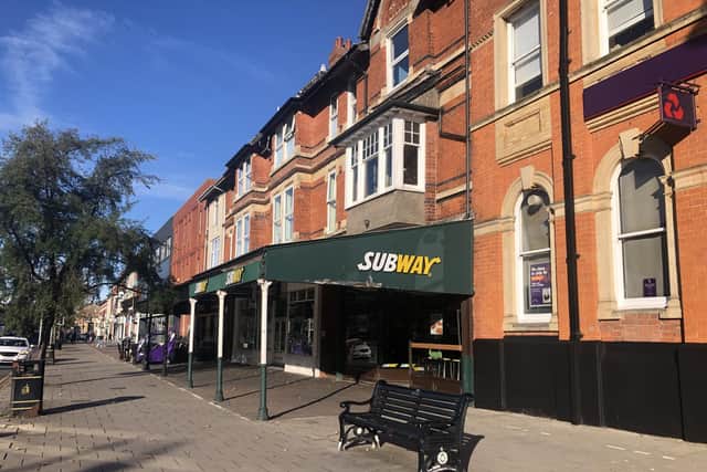 New street furniture will also enhance the look of the town centre.