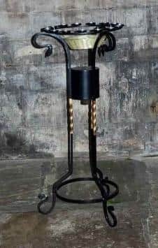 The stolen Voltic candle holder.