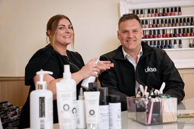 (L-R) Stephanie Fotherby & Steve Lyon