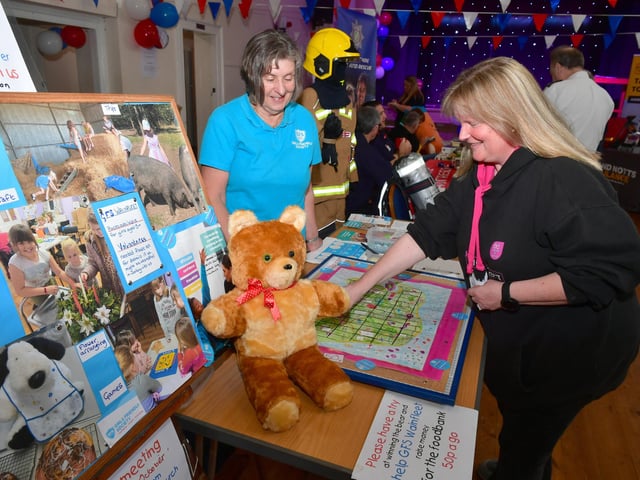 Judy Rowson of Wainfleet Girls Friendly Society, Sue Simmons of Wainfleet