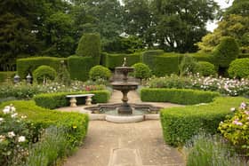 The Rose Garden at Belvoir Castle