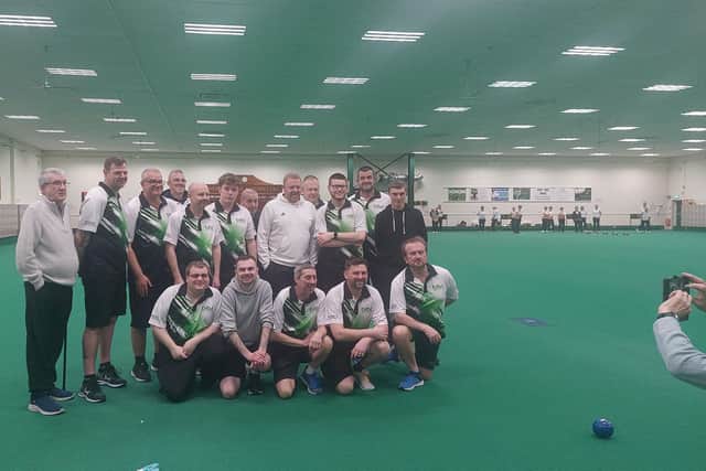 Denny Plate squad at New Earswick after finishing the game