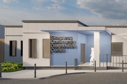 Visual of how the Skegness Community Diagnostic Centre will look.