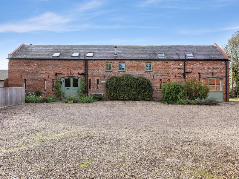 The front of the property.