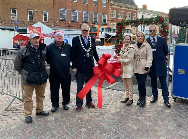 A special ribbon cutting was carried out by Mayor of Gainsborough Pat O’Connor and chairman of West Lindsey District Council, Coun Angela Lawrence